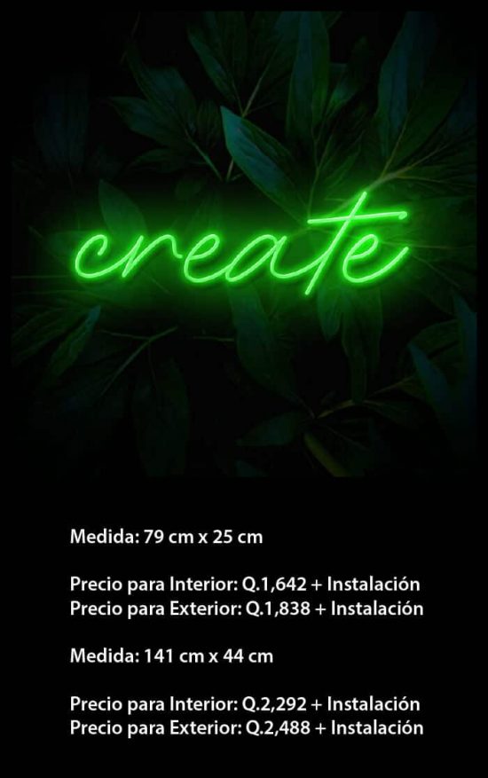 Create Neón